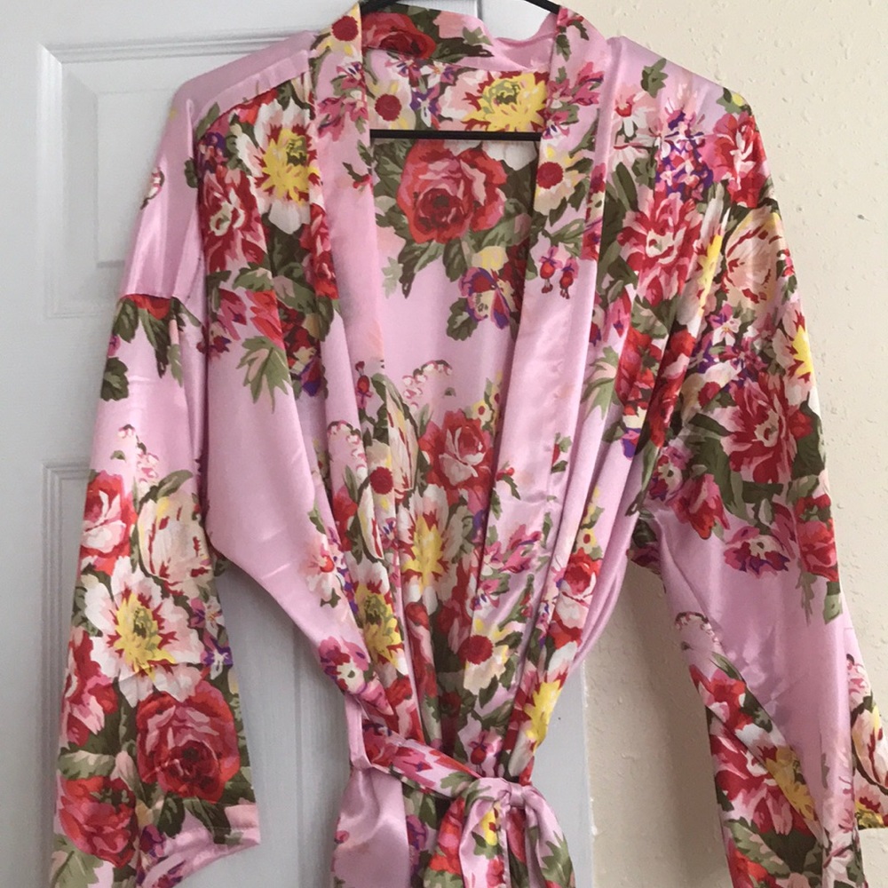 Silk robe